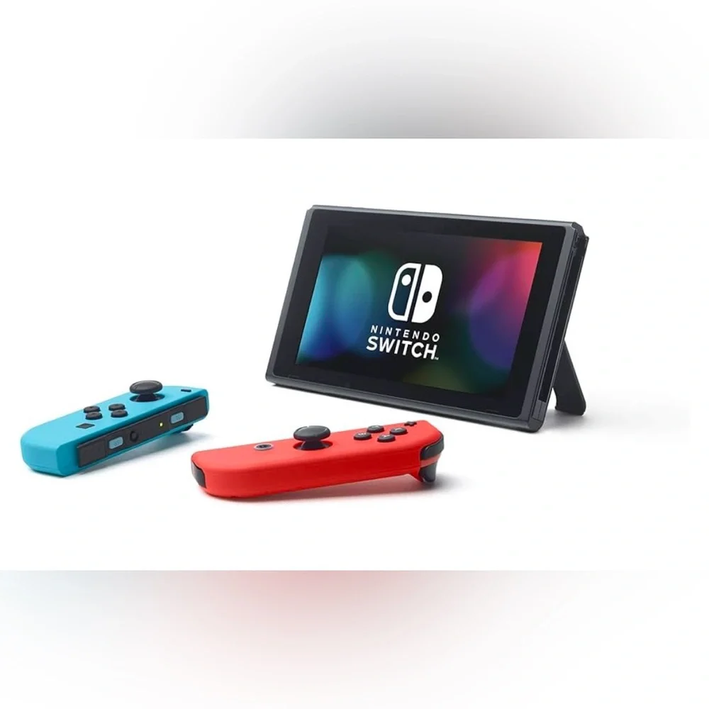 NintendoSwitch™ NeonBlue-Neon Red Joy-Con™ Bundle. Animal Crossing & VR Headset - Picture 6 of 7